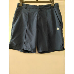 Adidas Golf Shorts Woven Range Lightweight Breathable Men's Medium Blue 9in